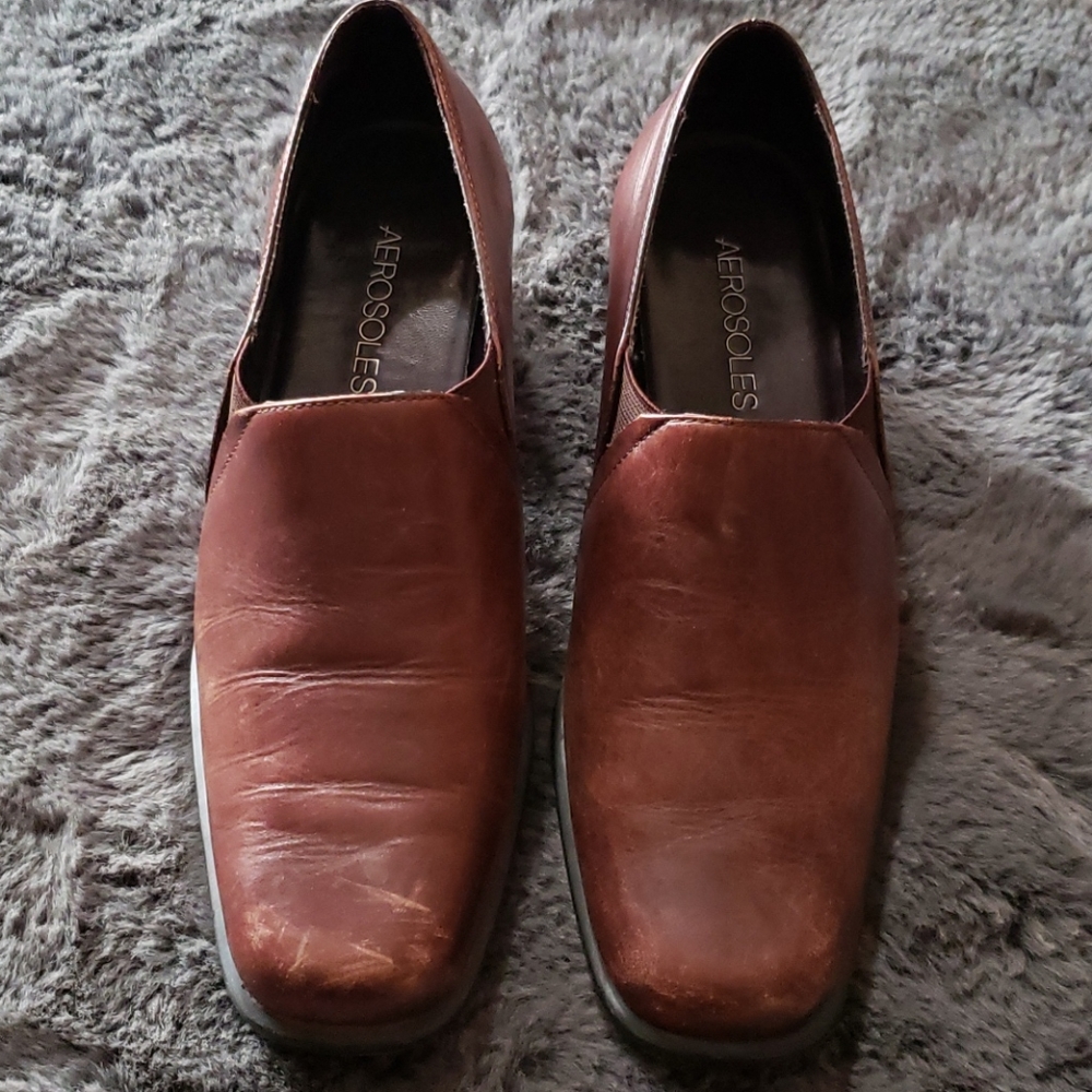 Aerosoles Tan comfortable booties size 6